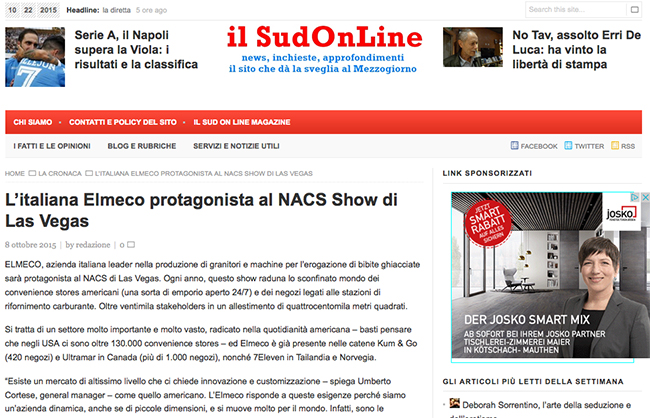 Elmeco protagonista al NACS Shoe di Las Vegas  - Cancello ed Arnone News